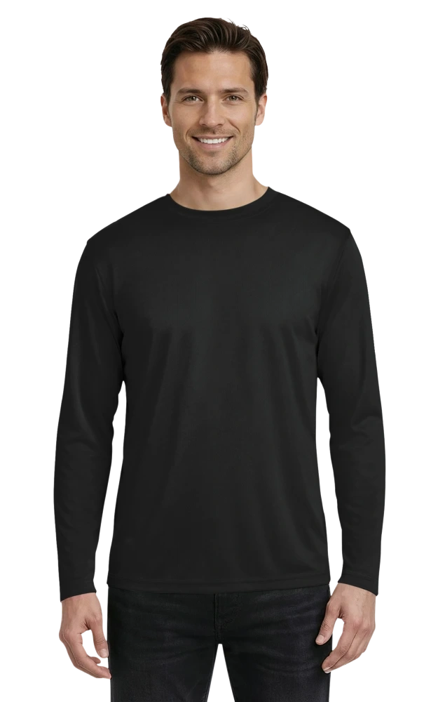 Adult Value Wicking L/S Tee (Unisex)