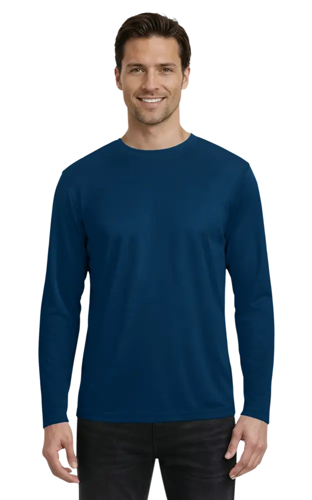 Adult Value Wicking L/S Tee (Unisex) - Image 3