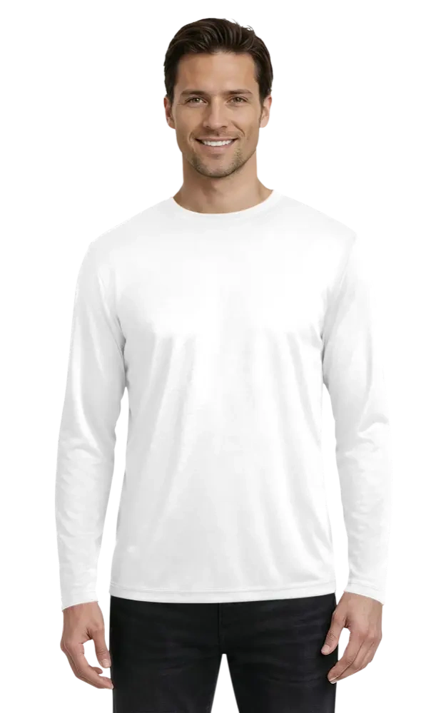 Adult Value Wicking L/S Tee (Unisex) - Image 5