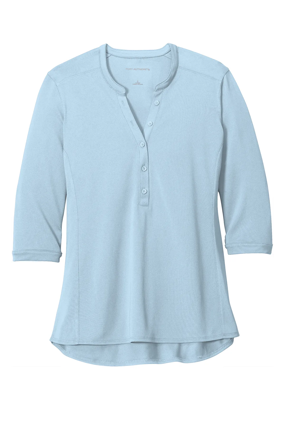 Port Authority® Women's UV Choice Pique Henley - Image 3
