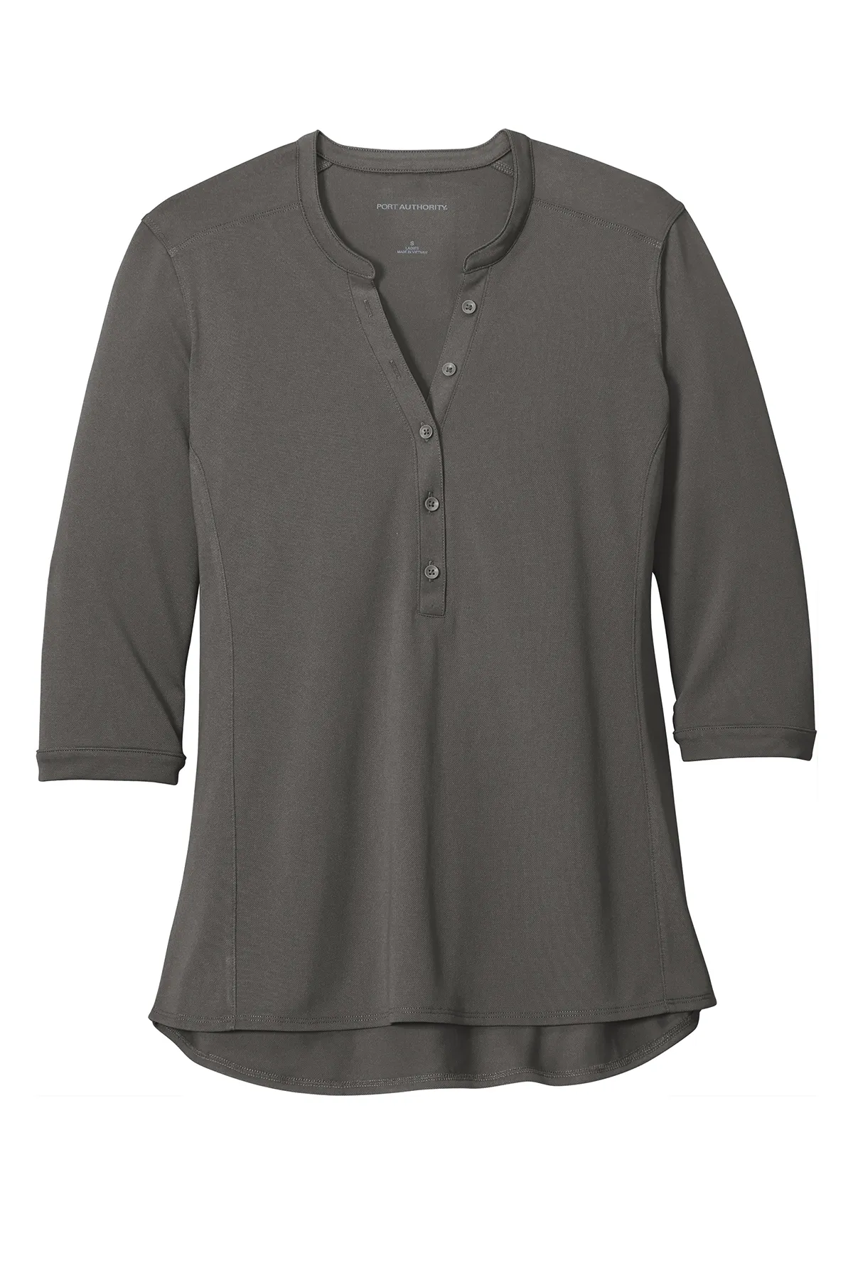 Port Authority® Women's UV Choice Pique Henley - Image 5