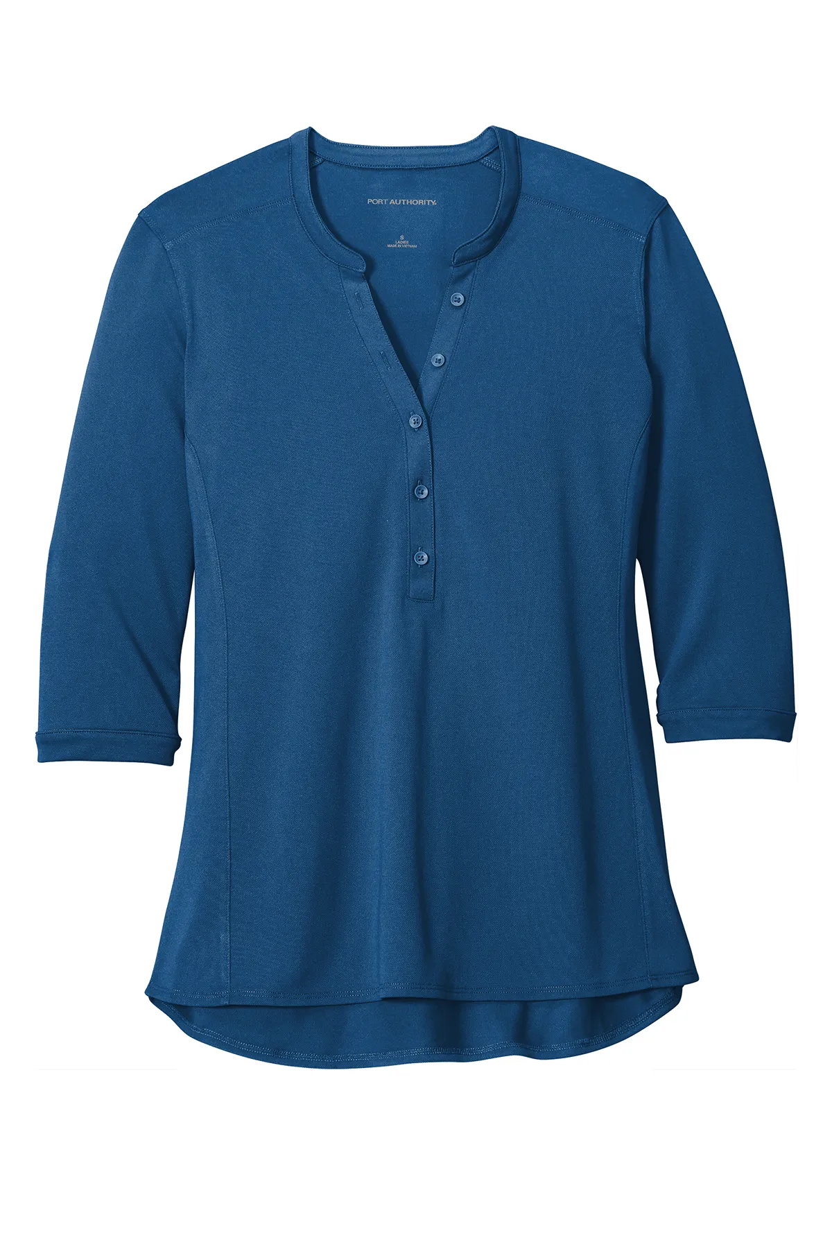 Port Authority® Women's UV Choice Pique Henley - Image 6