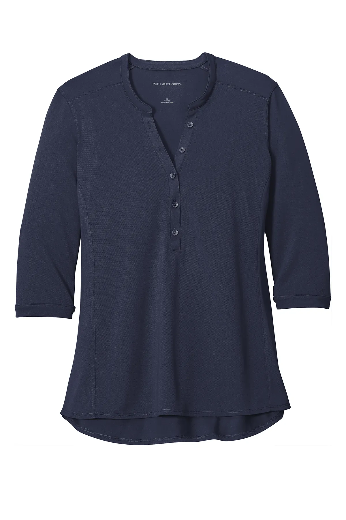 Port Authority® Women's UV Choice Pique Henley - Image 8