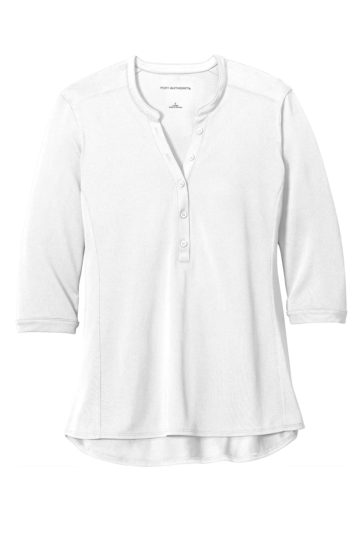 Port Authority® Women's UV Choice Pique Henley - Image 7