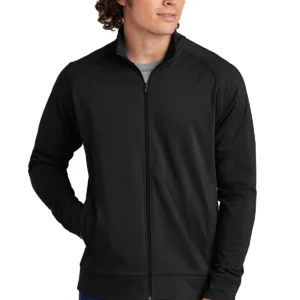 Sport-Tek® Sport-Wick® Stretch Full-Zip Cadet Jacket