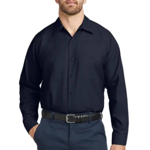 Red Kap® Long Sleeve Industrial Work Shirt