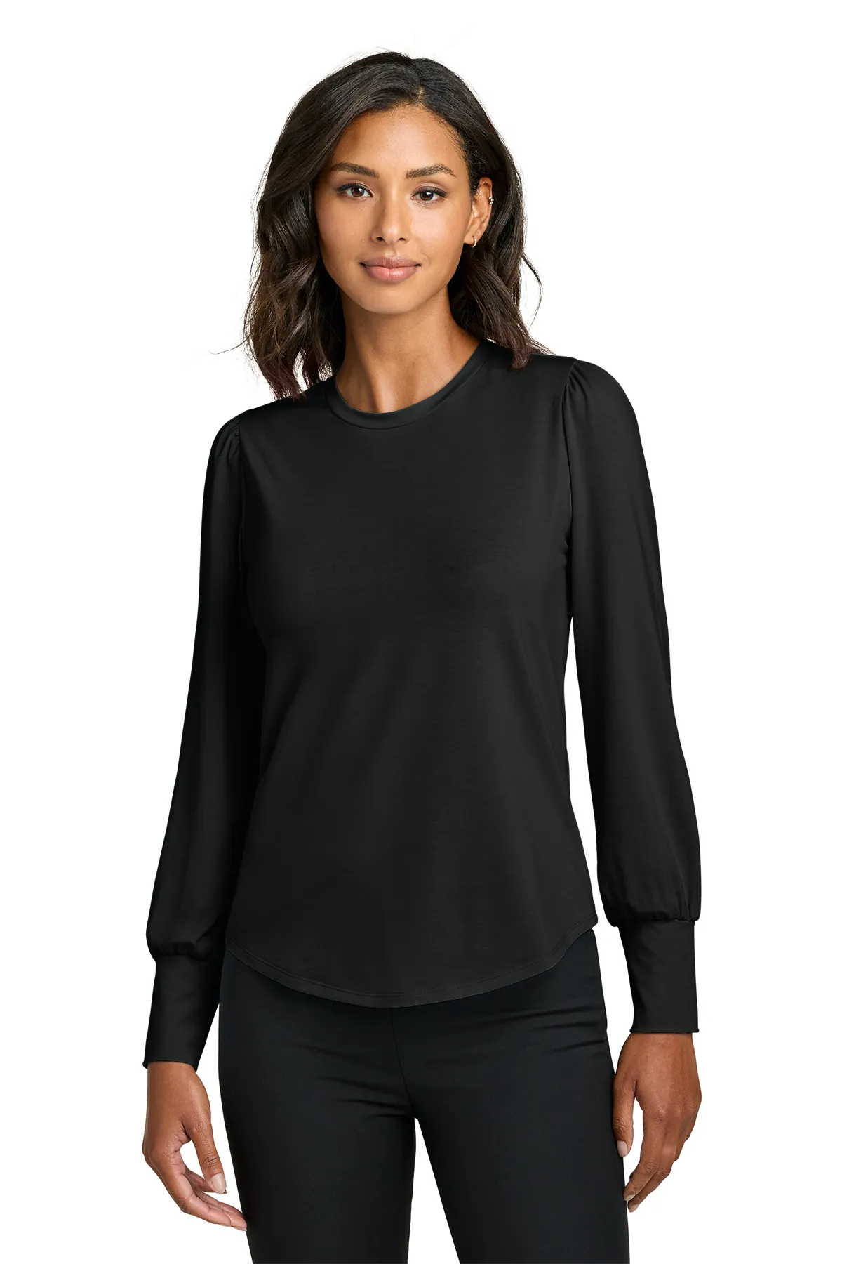 Mercer+Mettle® Women’s Stretch Jersey Long Sleeve Blouson Top