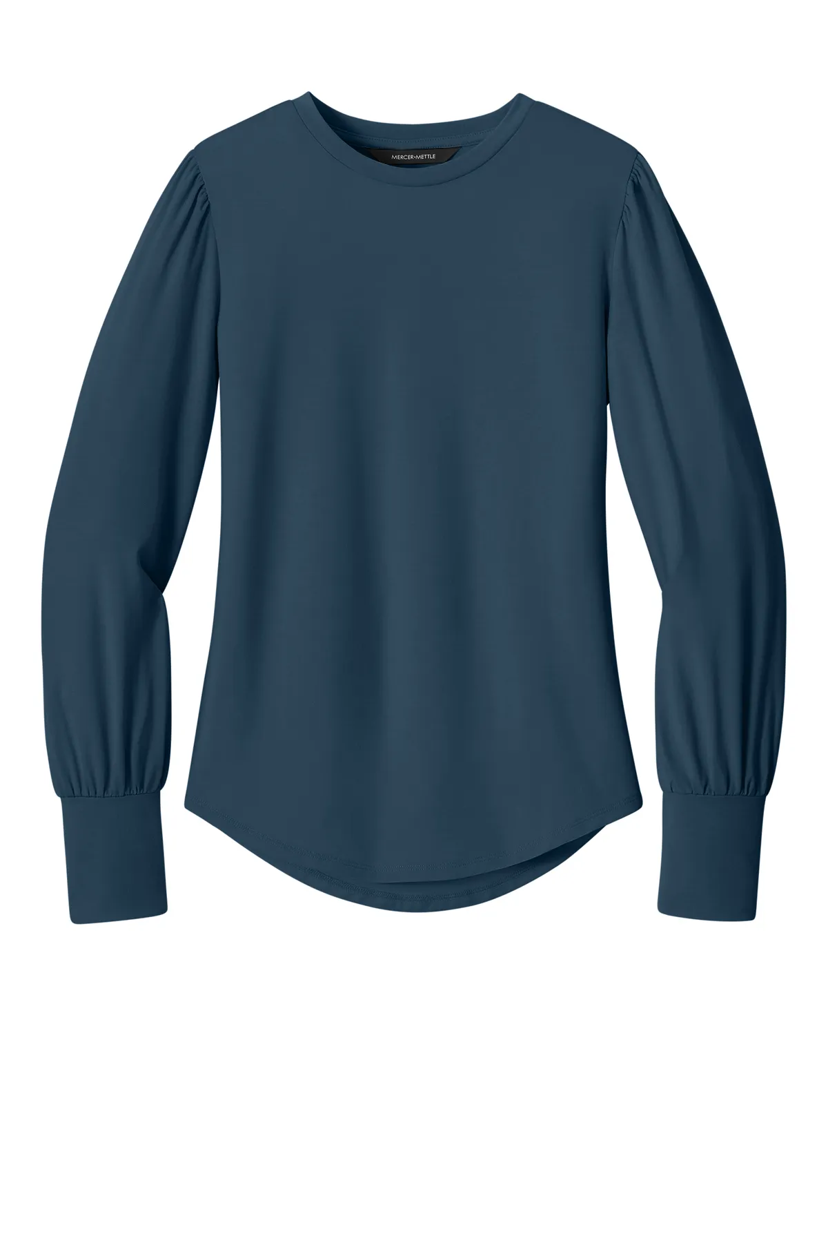 Mercer+Mettle® Women’s Stretch Jersey Long Sleeve Blouson Top - Image 3