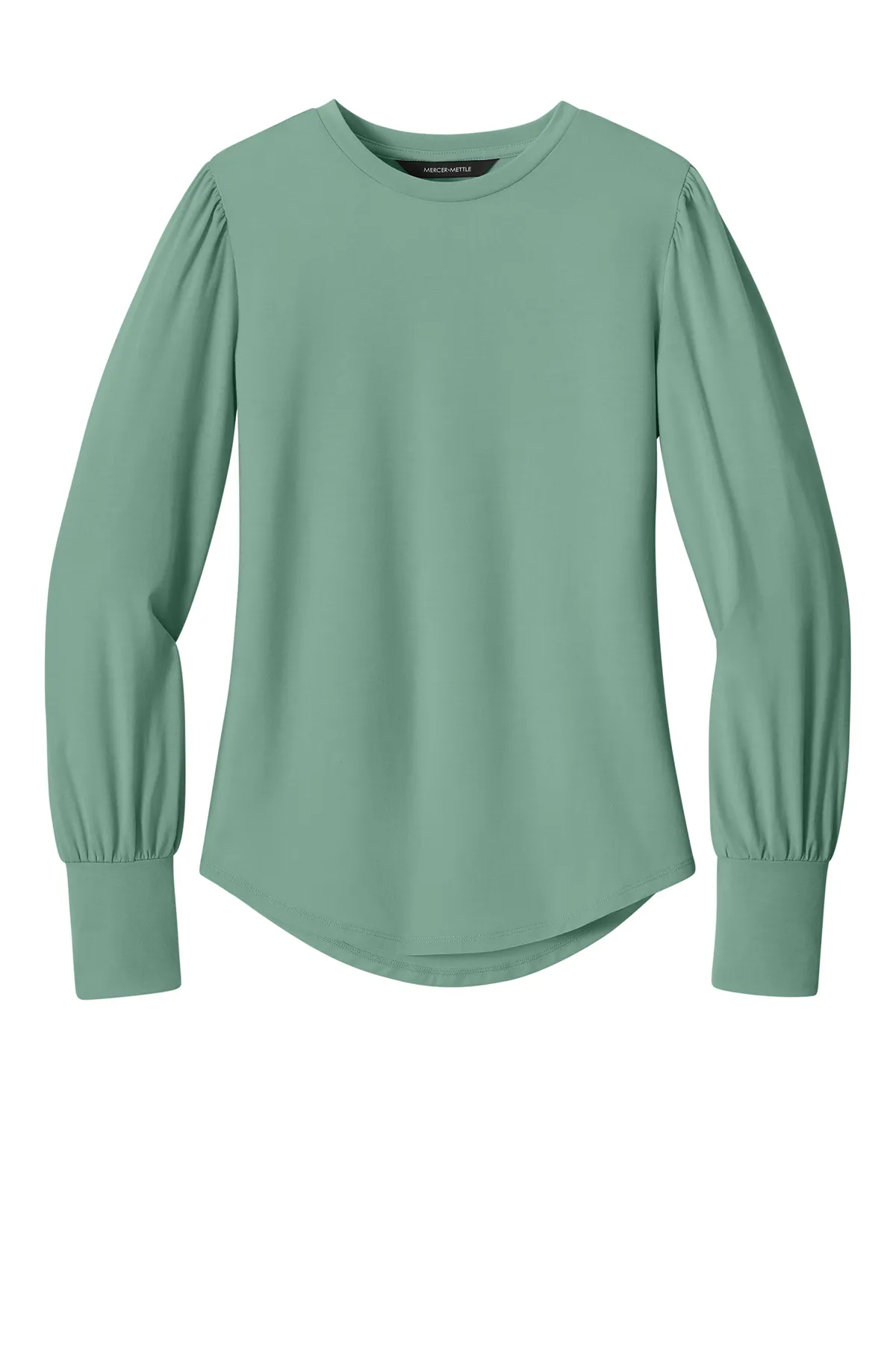 Mercer+Mettle® Women’s Stretch Jersey Long Sleeve Blouson Top - Image 4