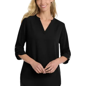 Port Authority® Women's 3/4-Sleeve Tunic Blouse