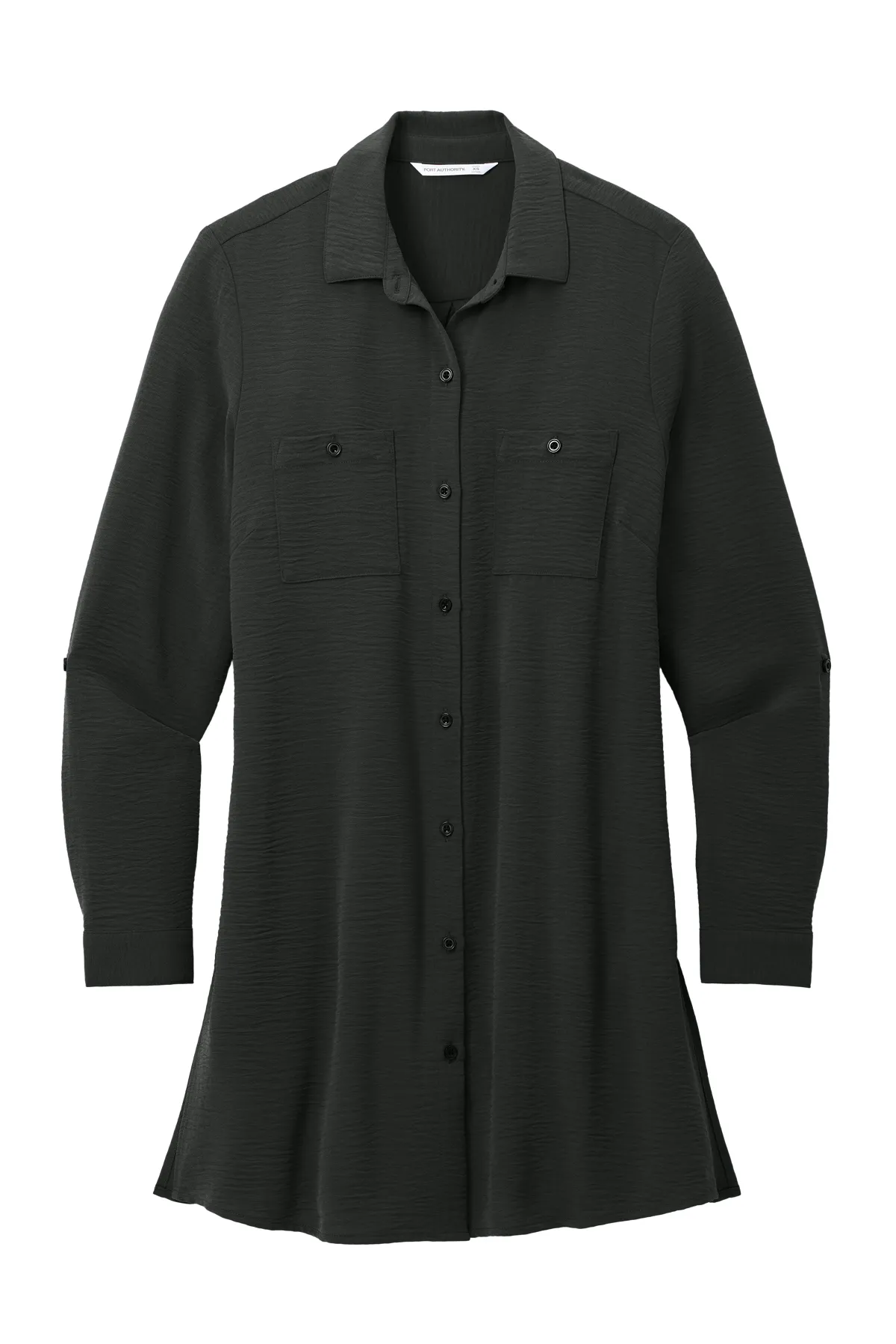 Port Authority® Women's Textured Crepe Long Tunic - Image 2