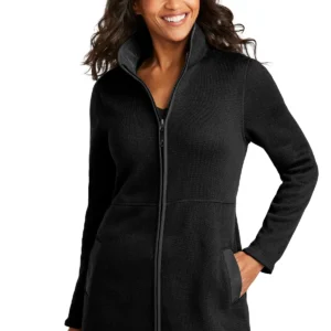 Port Authority® Women's Arc Sweater Fleece Long Jacket