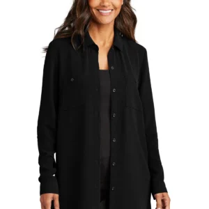 Port Authority® Women's Textured Crepe Long Tunic